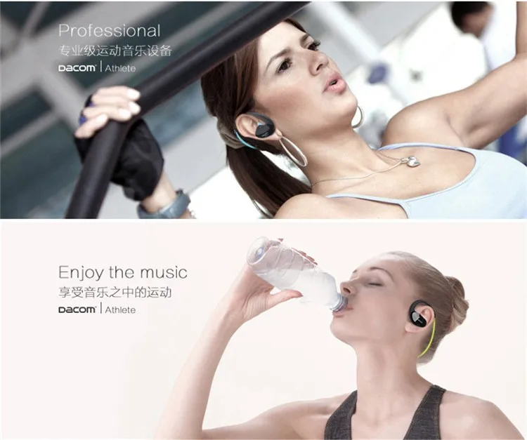 Dacom Athlete Bluetooth гарнитура для iPhone для samsung беспроводные наушники спортивные стерео наушники с HD микро NFC auriculares
