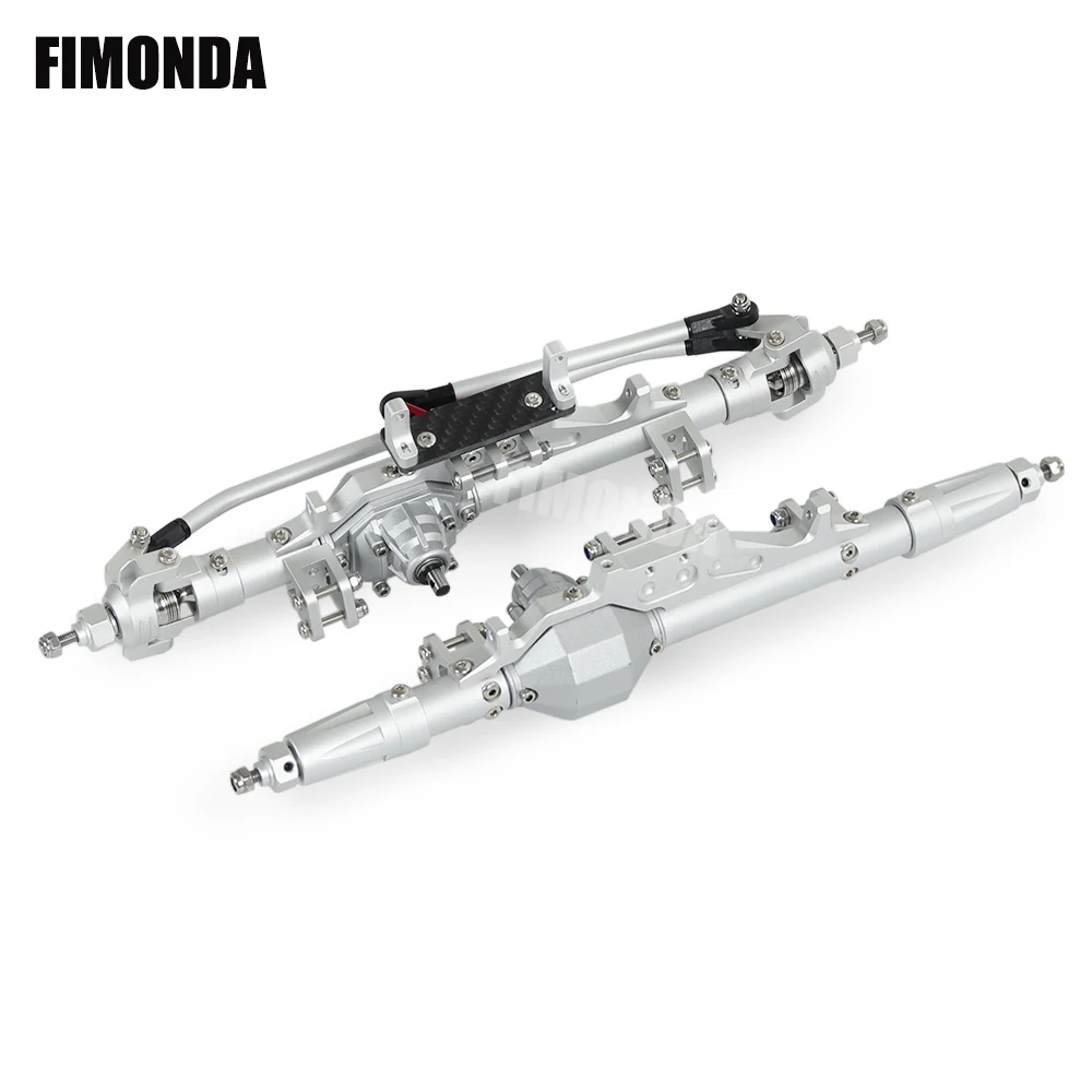 FIMONDA новый CNC ромбовидный алюминиевый полный передний и задний мост для 1/10 RC
