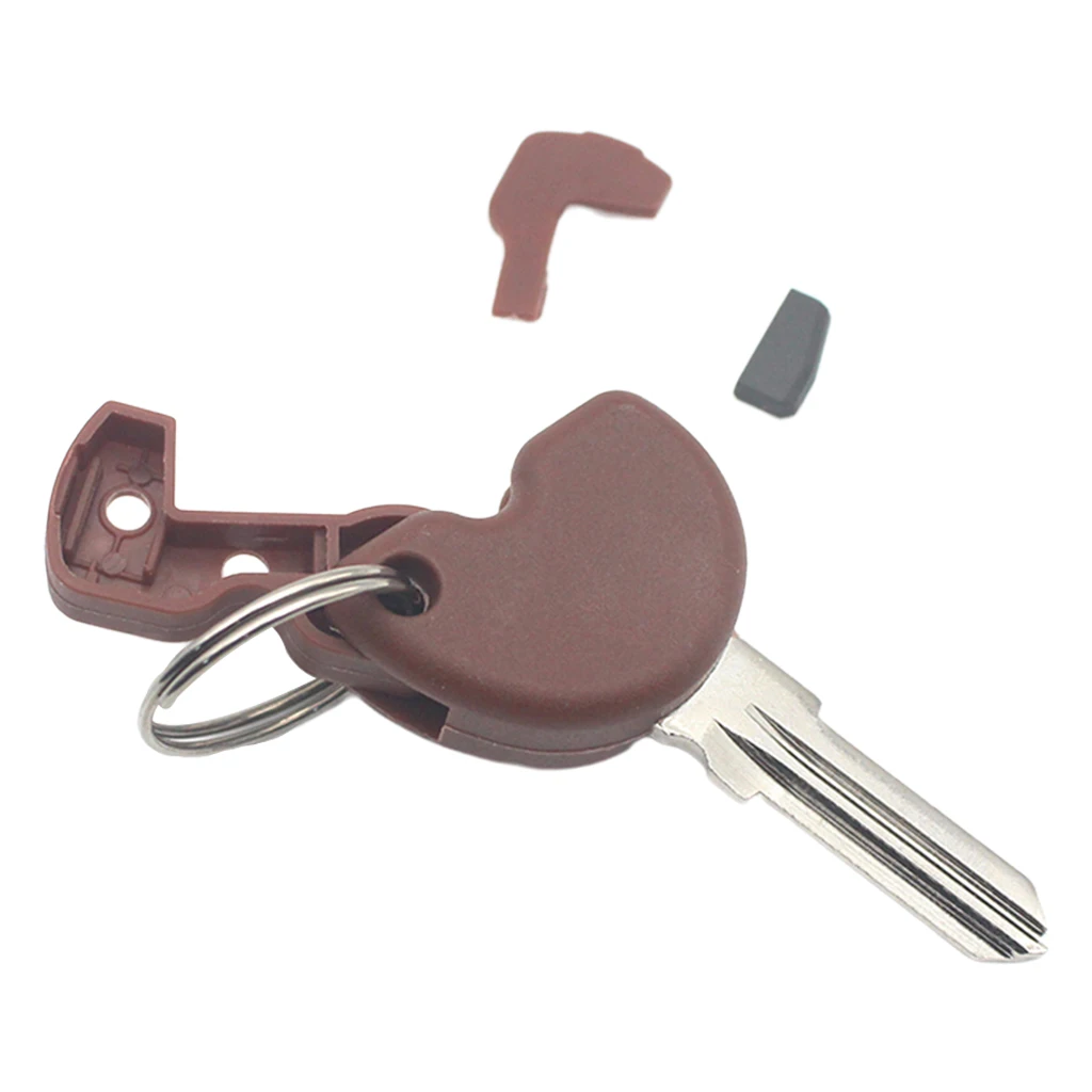 

Motorcycle Motrobike Blank Key + Transponder Chip Replacement Universal Fits