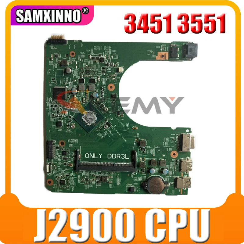 

100% рабочая для DELL INSPIRON 3561 Материнская плата ноутбука 15330-1 CN-024PNH 24PNH T4W80 J2900 Процессор испытания ОК