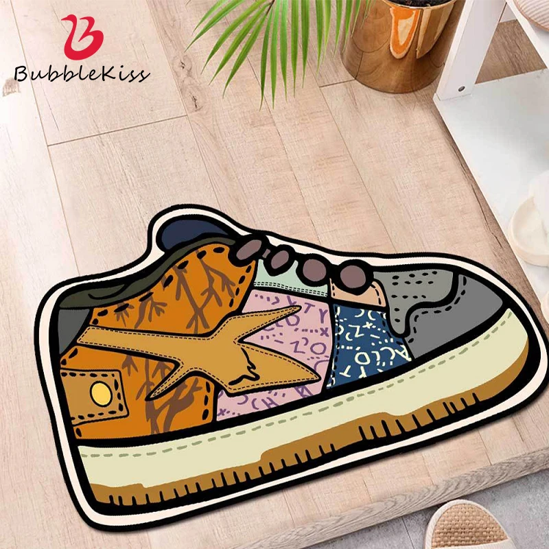 

Bubble Kiss Thick Sneakers Rugs Carpets For Bedroom Home Cartoon Large Rugs Living Room Tatami Decoration Kids Room Floor Mat