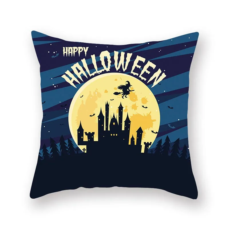 Halloween Cushion Cover Trick Or Treat Throw Pillow Case Pumpkin Decorative Pillowcase Cojines For Home Sofa | Дом и сад