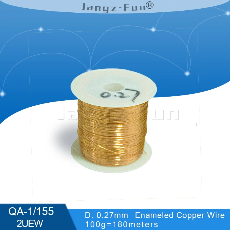 100 г 180 метра полиуретановая эмалированная медная проволока диаметром 0 27 мм