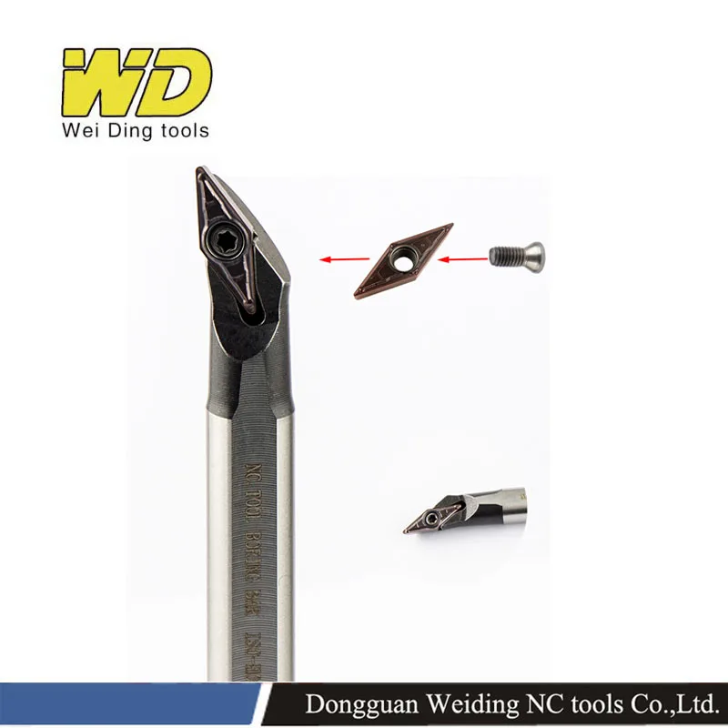 

HSS Lathe Screw Boring Bar H10K H12M SVJCR SVJBR Internal Turning High Speed Steel Tool Holder