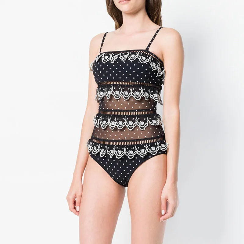 Купальный костюм для женщин купальник девочек женский цельный рисунок дизайн