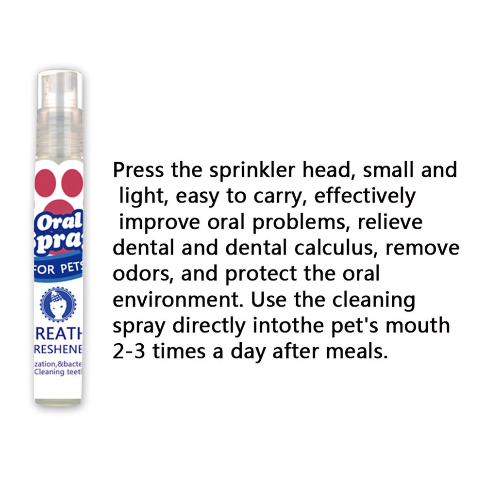 Pet освежитель дыхания рта спрей для полости свежее дыхание уход за зубами собак