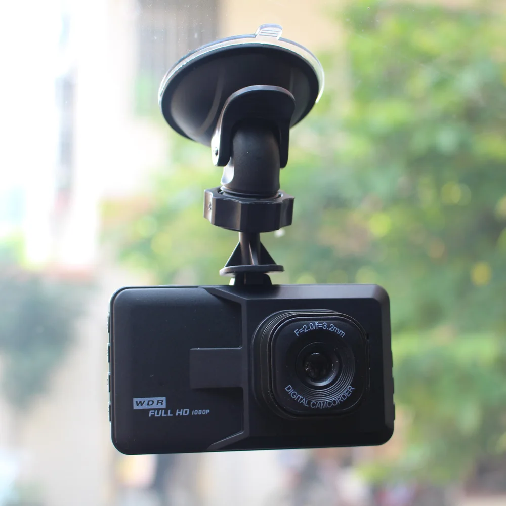 Full HD 1080P Dash Cam Video Recorder Driving For Front Car Recording Night Wide Angle Dashcam Registrar DVR Camera | Автомобили и