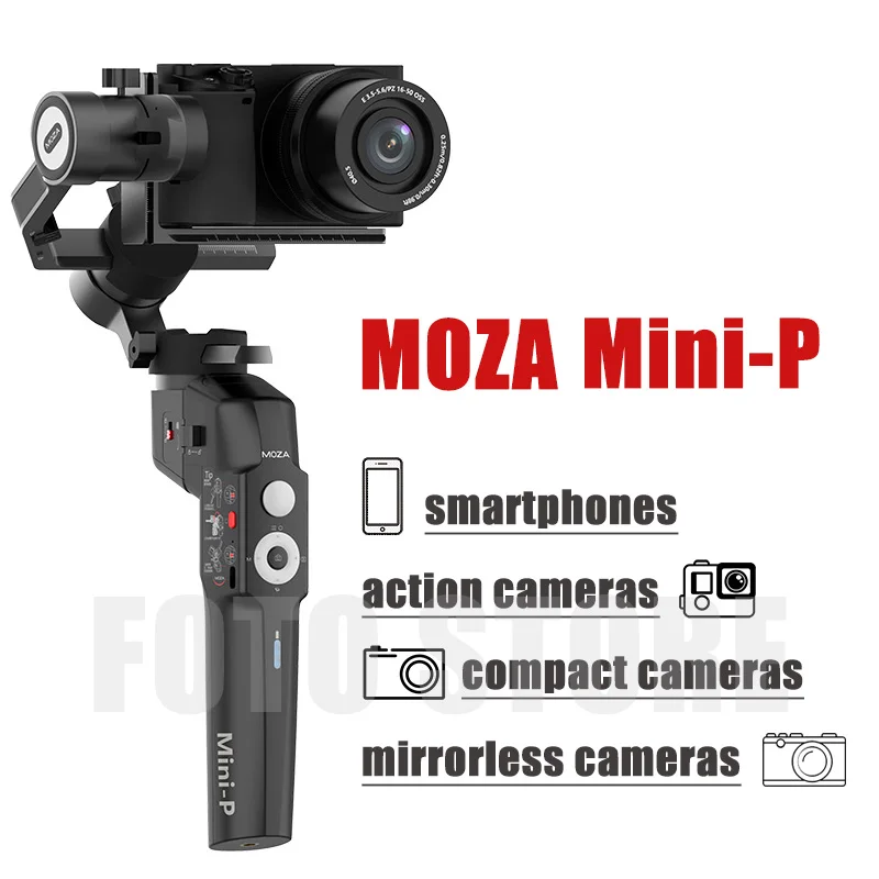 Ручной Стабилизатор Moza Mini-P 3-осевой шарнирный стабилизатор для Sony A7R3 a6400