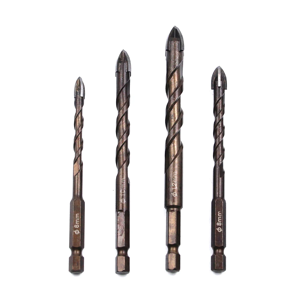 

Hole Glass drill Drill Bit Ceramic Wall 6/8/10/12mm Set 2PCS Shank Hex