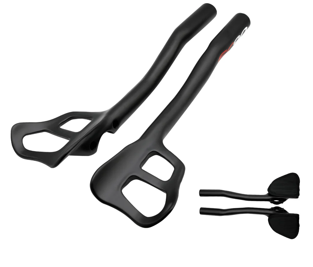 Carbon Fibre Fahrrad Extender Bar Enden Triathlon Fahrrad Lenker Rest Bicycle TT Bar Road Bike handlebar