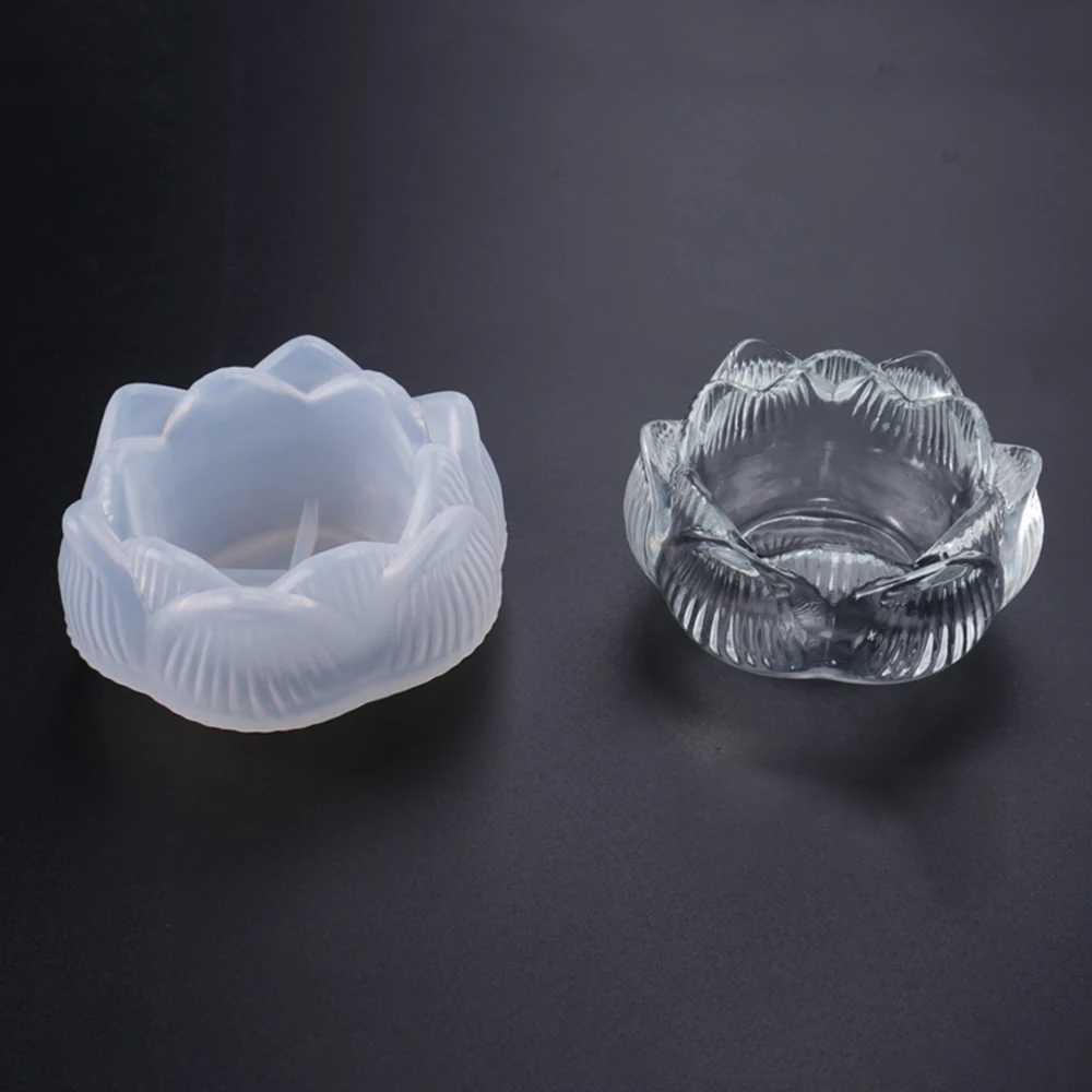 Силиконовая форма для хранения лотоса большая Цветочная безделушка пепельницы