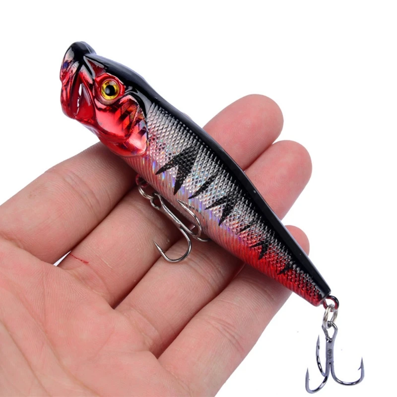 

12g 9.5cm Artificial Floating Hard Bait Fishing Wobbler Tackle Hook Fishing Lure