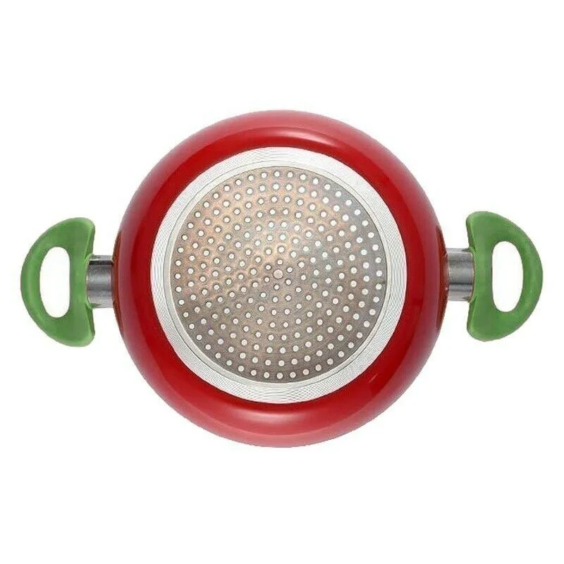 

Creative Tomato Shape Soup Pot Aluminum Non-stick Stockpot Kitchen Tool Cookware