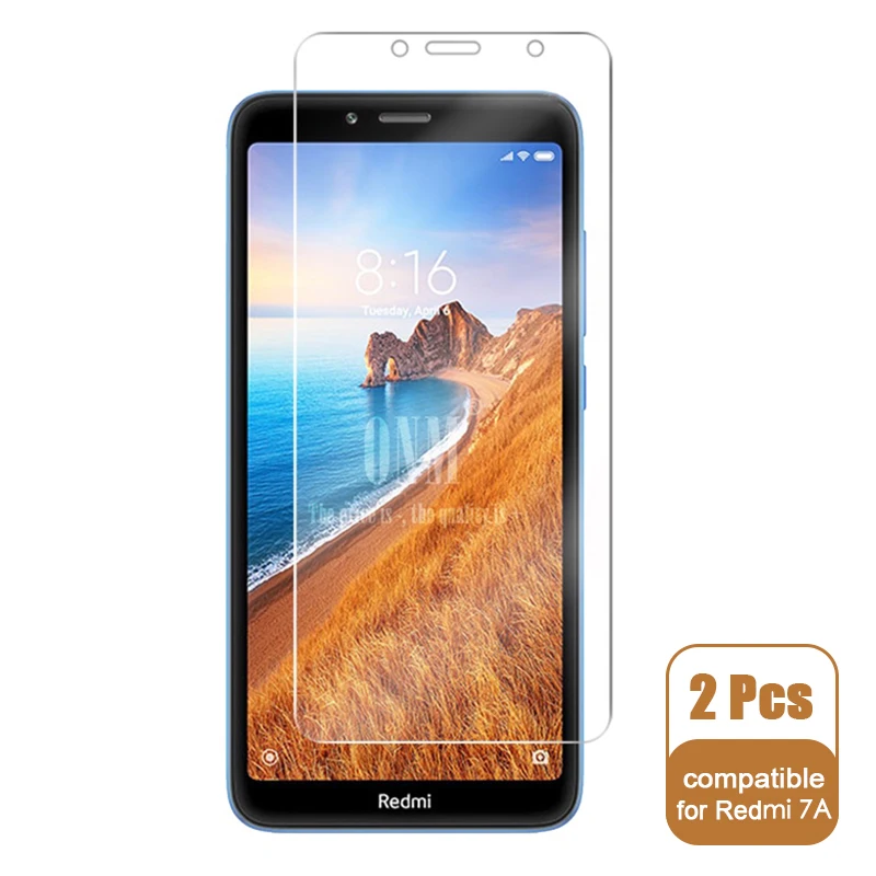 2 шт закаленное стекло для Xiaomi Redmi 7 8A 7A стекло протектор экрана 2.5D 9H закаленное стекло для Xiaomi Redmi 8A защитная пленка