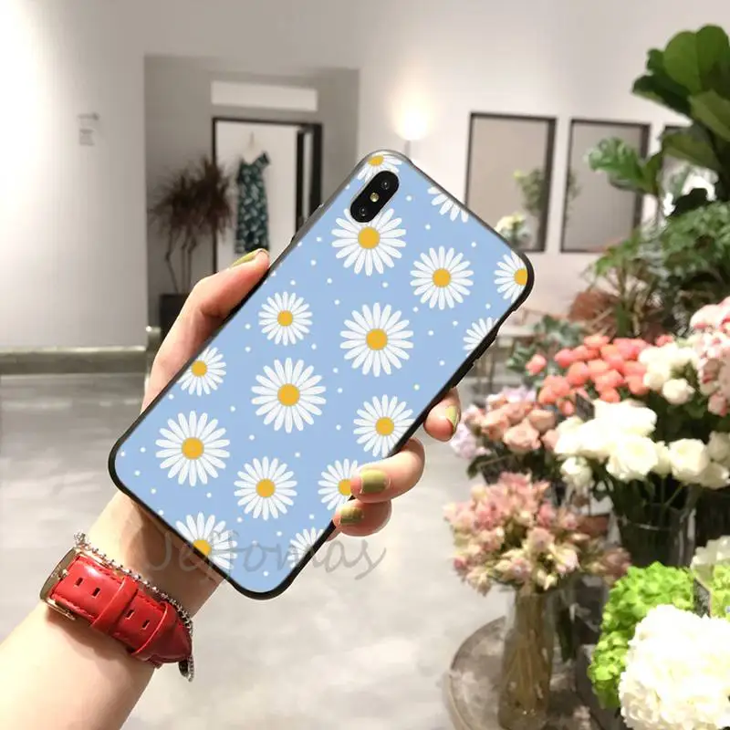 

Daisy flower Phone Case for iPhone 11 12 mini pro XS MAX 8 7 6 6S Plus X 5S SE 2020 XR