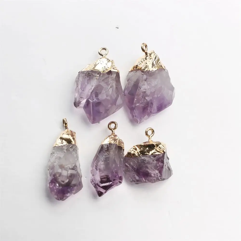 1 шт. красивый натуральный кулон кварцевый кристалл точечный исцеляющий камень