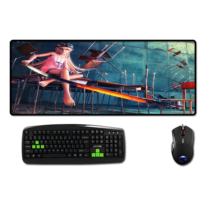 Коврик для мыши Hadsome девочек серия Monogatari большой Настольный коврик Oshino Shinobu