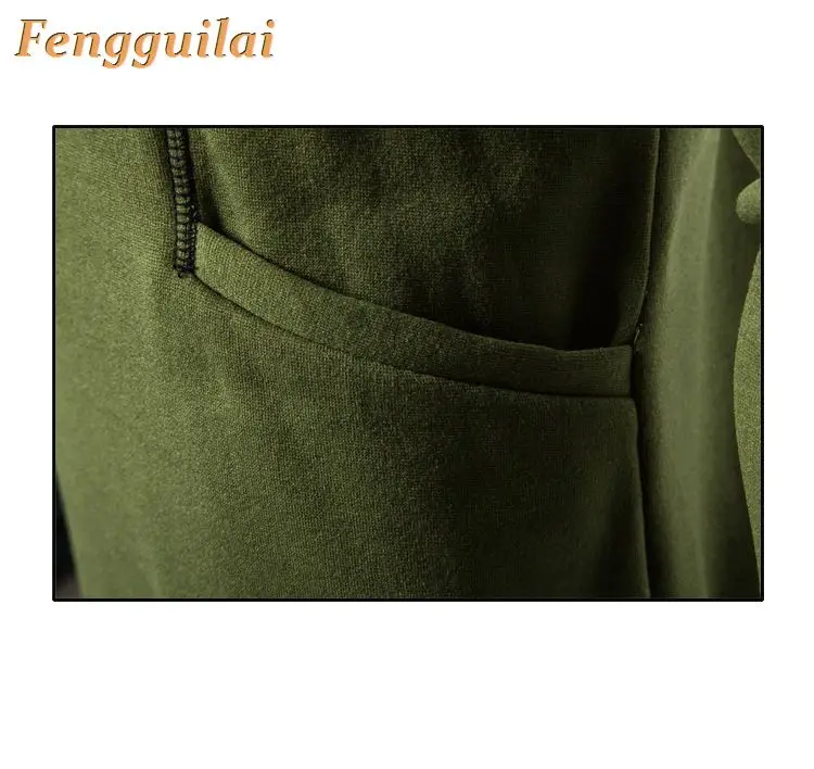 

FENGGUILAI Fashion Colorful Hoodies Men's Thicken Clothes Winter Sweatshirts Men Hip Hop Streetwear Solid Fleece Man Hoody