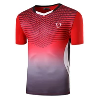 jeansian sport tee shirt tshirt t shirt running gym fitness workout football short sleeve dry fit lsl248 red2