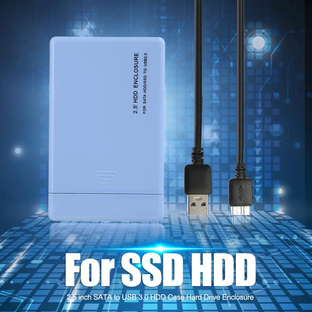 2 5 дюймов SATA USB 3 0 адаптер жесткого диска чехол ГБ/сек. корпус для с кабель передачи