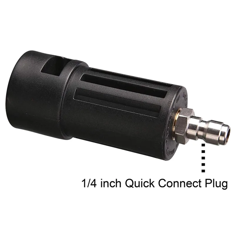 

Compatible Pressure Washer Adapter, Replacement for Karcher Power Washer Accessory, 1/4 Inch Quick Connect