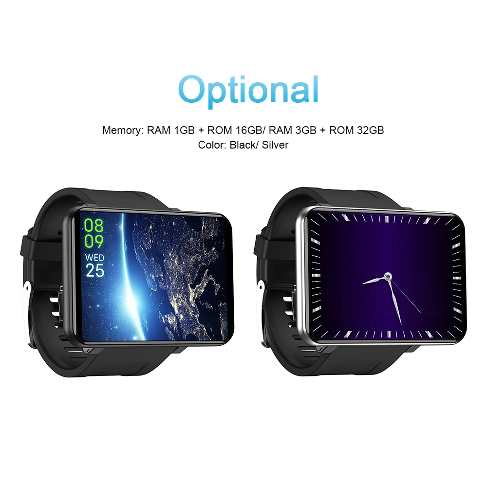 Мужские Смарт-часы DM100 4G LTE Android 7 1 3 ГБ 32 камера 5 Мп экран 480 дюйма Bluetooth GPS 16 640 * IPS |