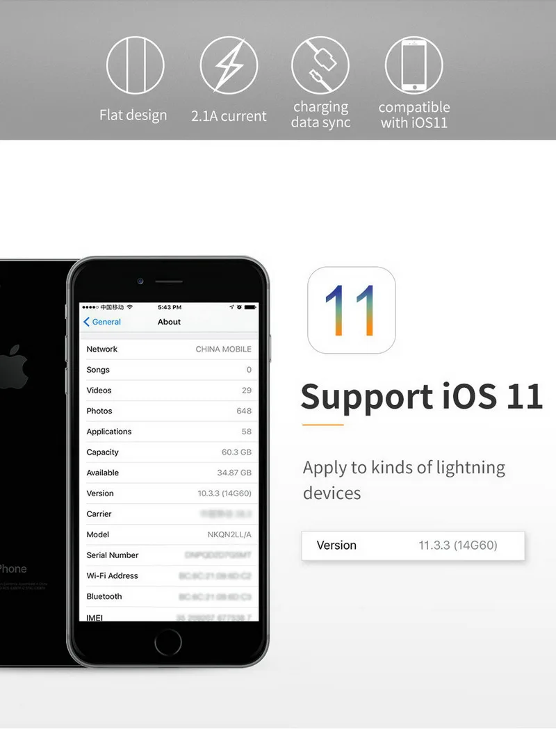 Usb-кабель MCDODO для iPhone X XS MAX XR 8 6 5 6s S plus, шнур для быстрой зарядки мобильного телефона, usb-кабель для передачи данных для iPhone