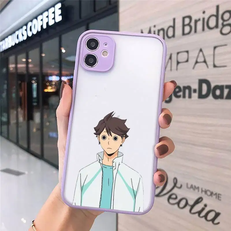 

Haikyuu Oikawa Phone Case Matte For iPhone 12 Mini 11 Pro XR XS Max 7 8 Plus X Hard PC Back Cover