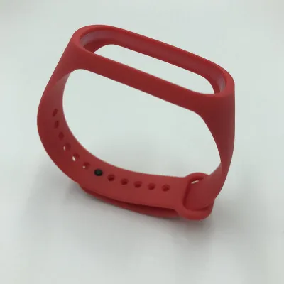 Red Силиконовый ремешок для Xiaomi Mi 3 4 смарт-Браслет спортивный ремешок часы силиконовый ремешок для Xiaomi Mi 4 3 браслет - Цвет: Red
