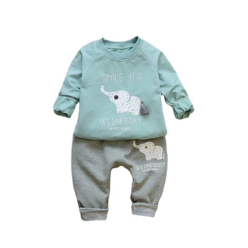

18M-4Y Baby Girl Clothes 100% Cotton Long Sleeve Toddler Kids Clothing 2pcs Sets Wholesale Cute Children Outfits Autumn 2021