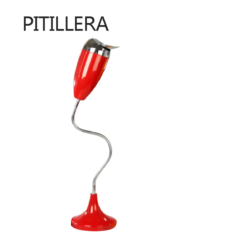 Красный Пепельница PITILLERA с высоким полом для улицы, винтажные пепельницы с крышкой, большая металлическая пепельница для сигар - Цвет: Красный