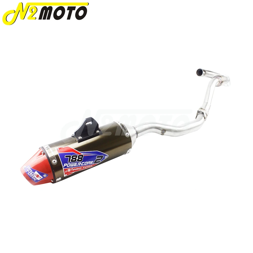 Выхлопной глушитель для мотоцикла полная система Honda CRF150F CRF230F CR CRF 03-16 | Автомобили