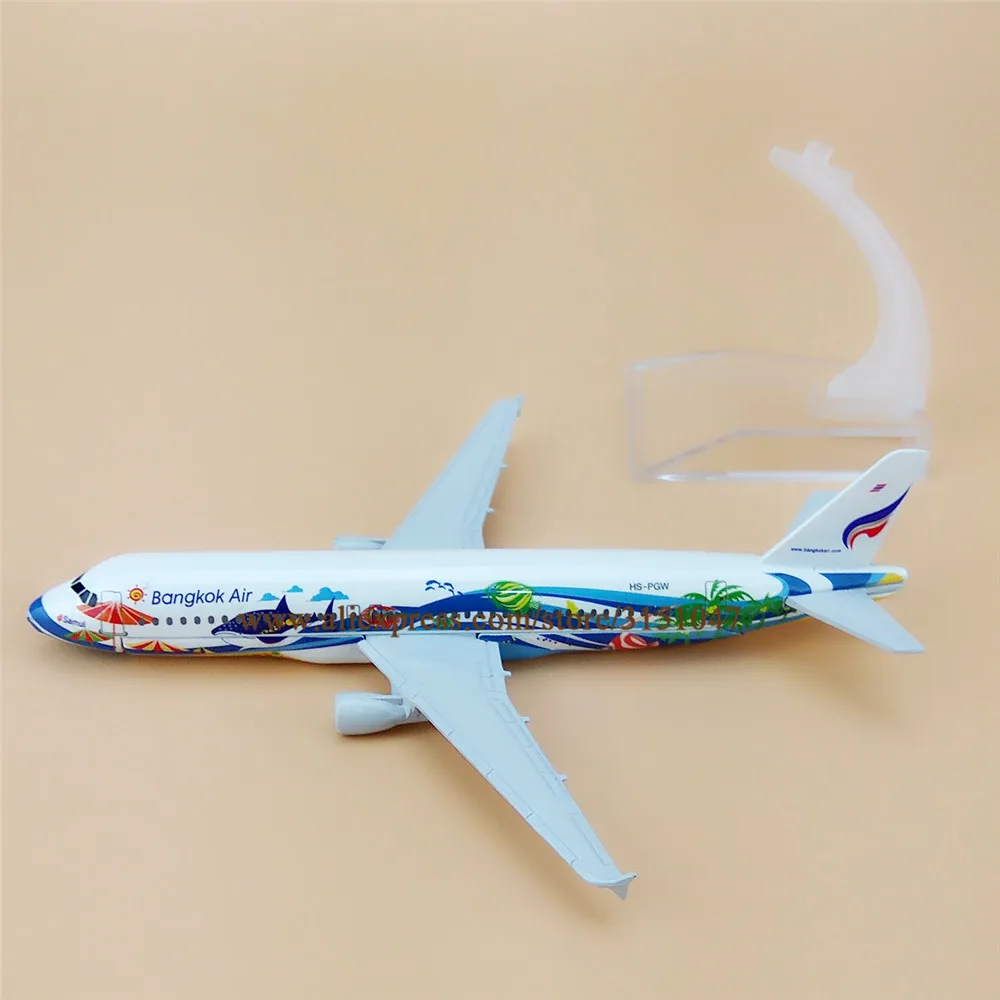 16 см Air Thai Thailand Ban A320 Airbus 320 Airways Airlines металлический сплав модель самолета литье под
