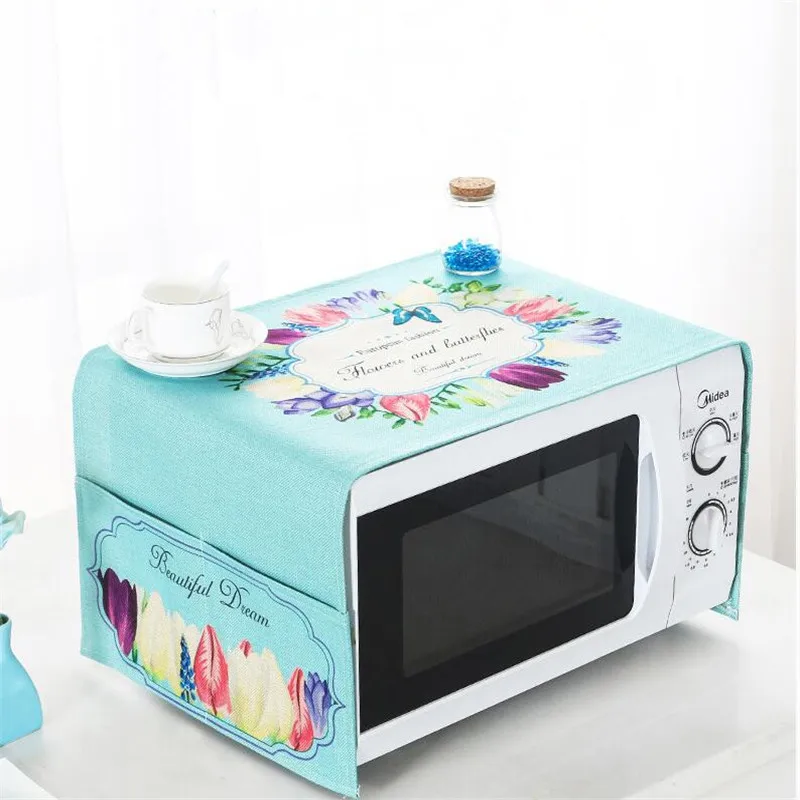 Новая хлопковая и льняная Пылезащитная Крышка для микроволновой - Цена: 838,41 руб.