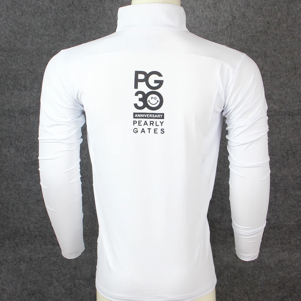 Мужская футболка для тренировок PG Спортивная с длинными рукавами и воротником на