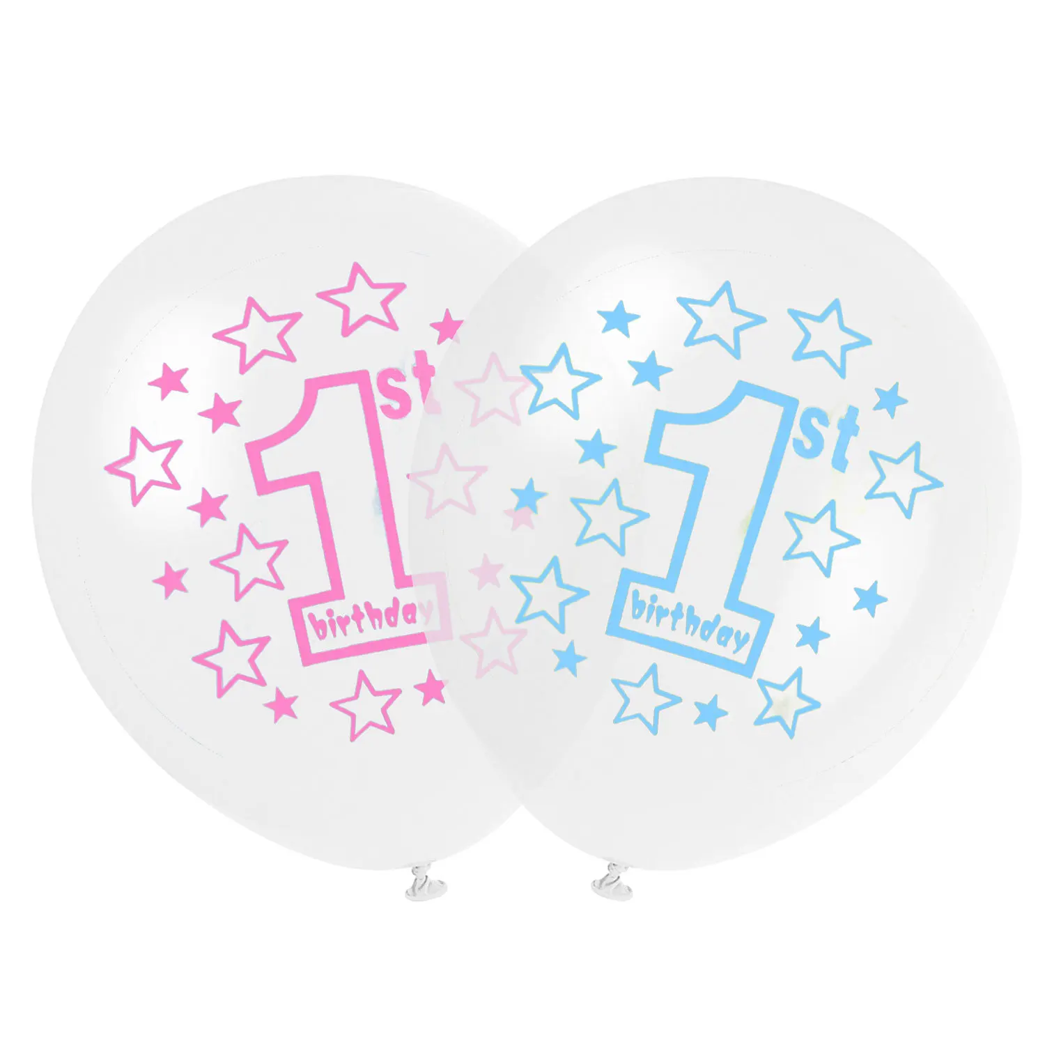 10 шт. воздушные шары для первого дня рождения маленьких мальчиков и девочек
