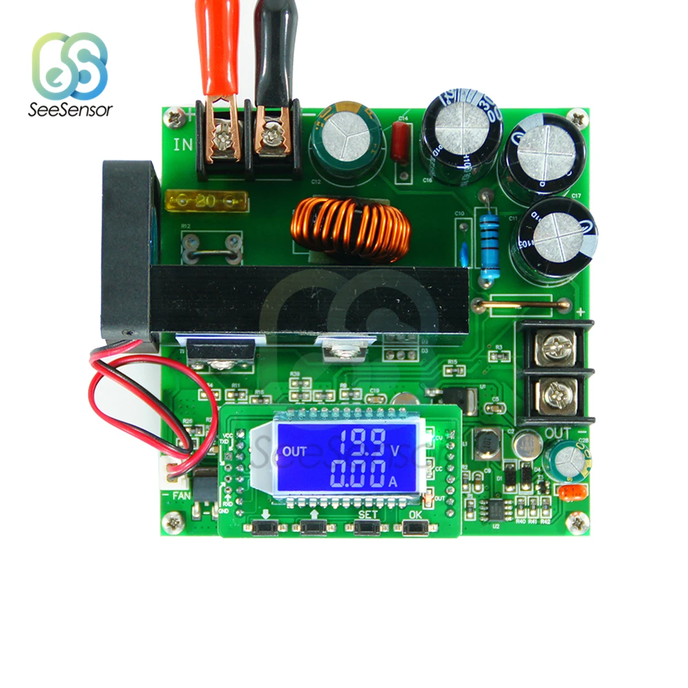 Повышающий преобразователь напряжения BST900W высокоточный силовой модуль с