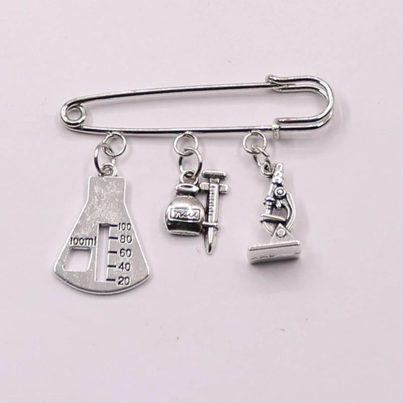 Брошь Наука 1 шт. брошь для медсестры студентов медицины биология подарок