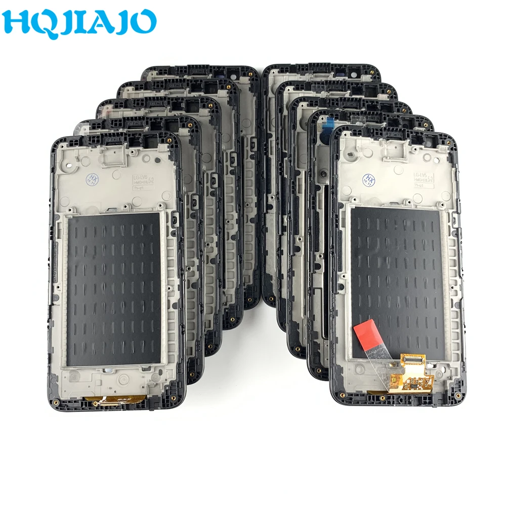 

10 шт./лот ЖК-дисплей Дисплей для LG K10 2017 ЖК-дисплей с сенсорным экраном дигитайзер для K10 2017 Дисплей M250 M250N M250E M250DS с рамкой