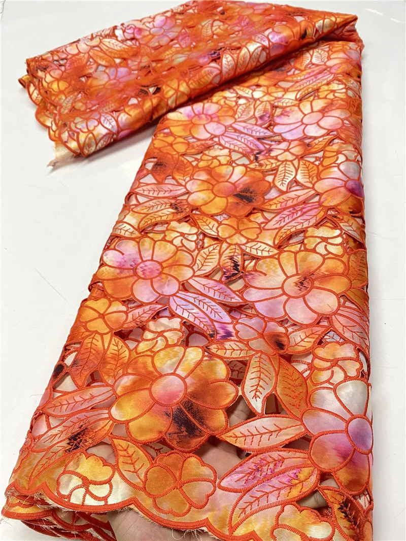 

African Lace Fabric 2021 High Quality Lace Material Embroidery French Lace Fabric For Women Party Wedding Dress Sewing YA3828B-3