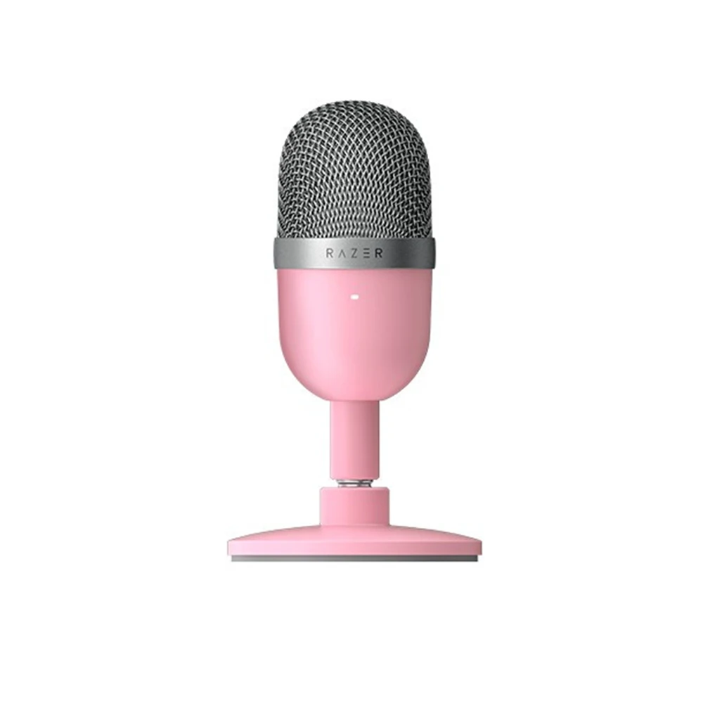 

Миниатюрный конденсаторный микрофон розового цвета Razer Seiren с USB, ультракомпактный потоковый микрофон с суперкардиоидным микрофоном