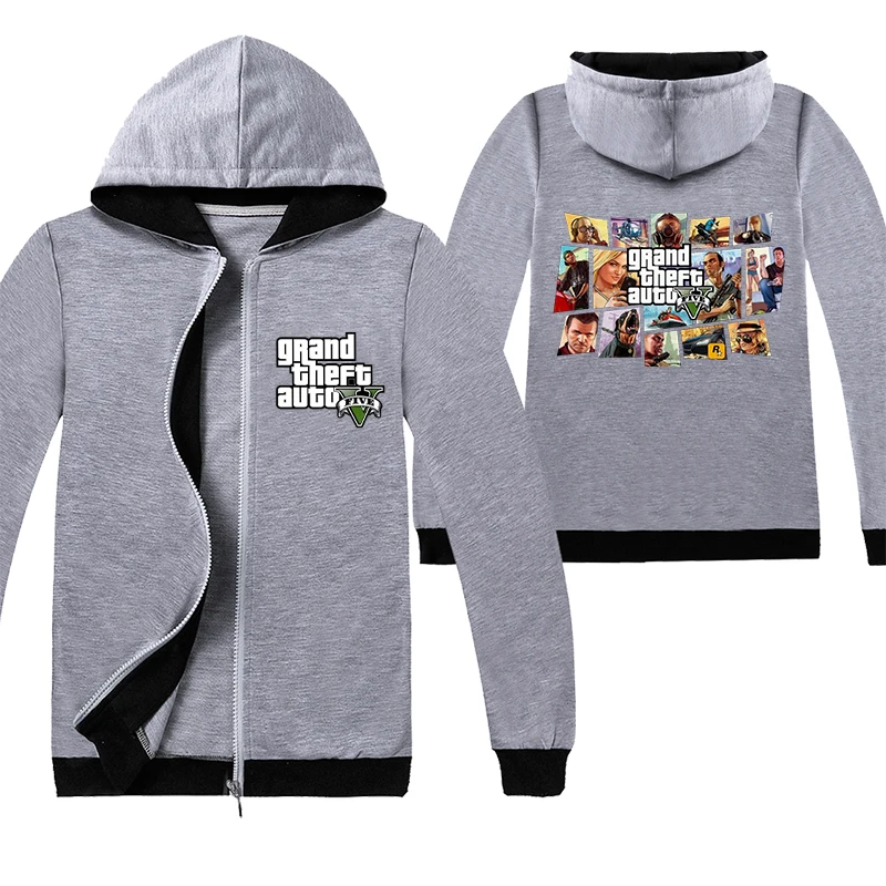 

Новинка 2020 года, зимняя одежда для мальчиков Gta 5, пальто для маленьких девочек и мальчиков, куртки, наряды, Детская толстовка Gta5, одежда, курт...