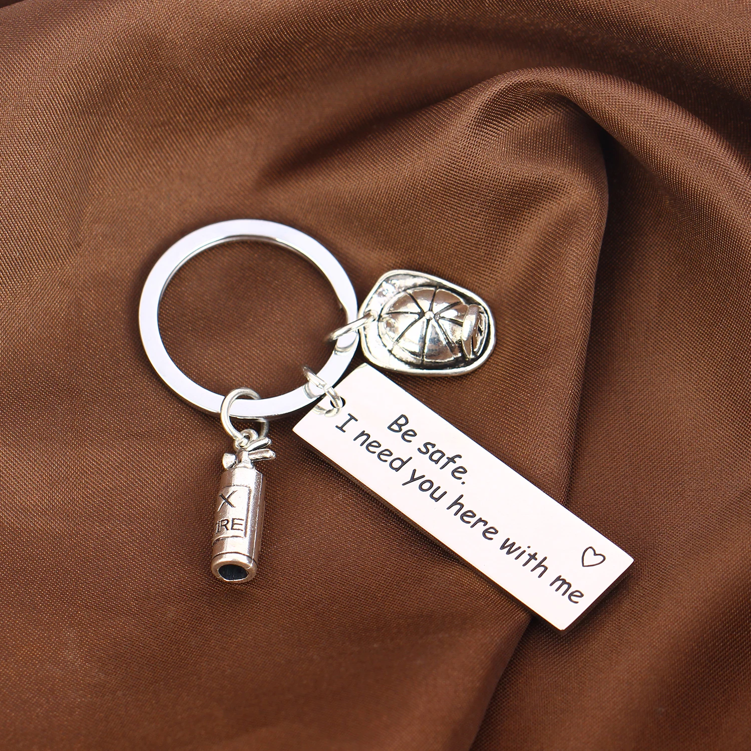 Брелки из нержавеющей стали с гравировкой надписей будьте в безопасности я хочу