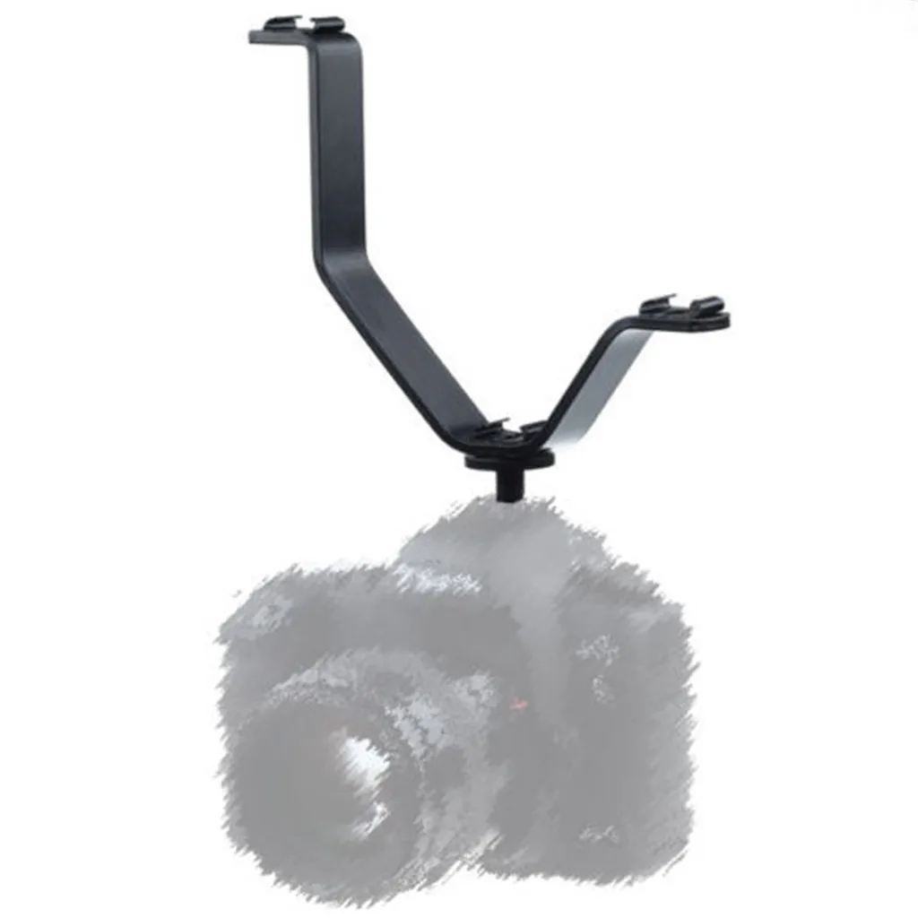 Многофункциональная DSLR камера горячий башмак v-образный Кронштейн для вспышки