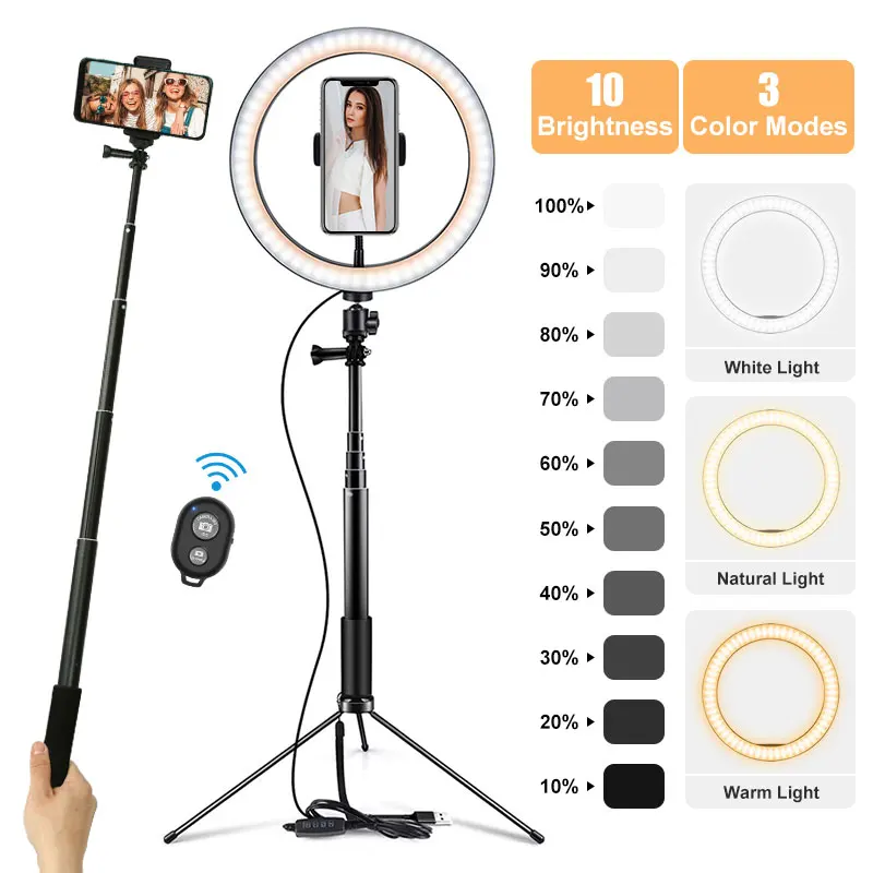 Светильник для видеосъемки с регулируемой яркостью светодиодный светильник