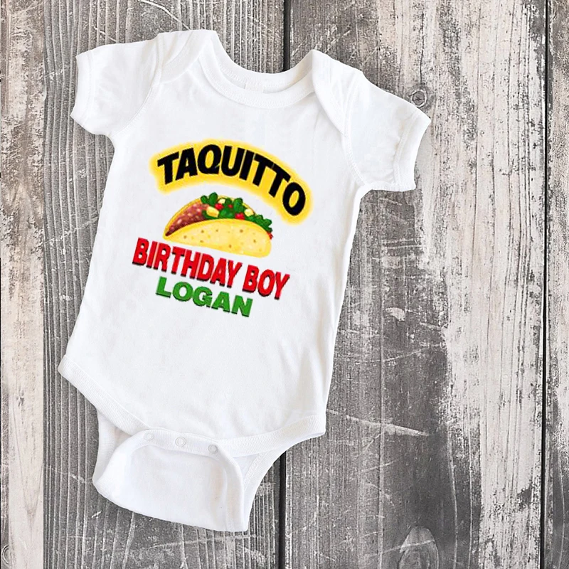 Семейные рубашки для дня рождения Taco одинаковые футболки всей семьи с модным