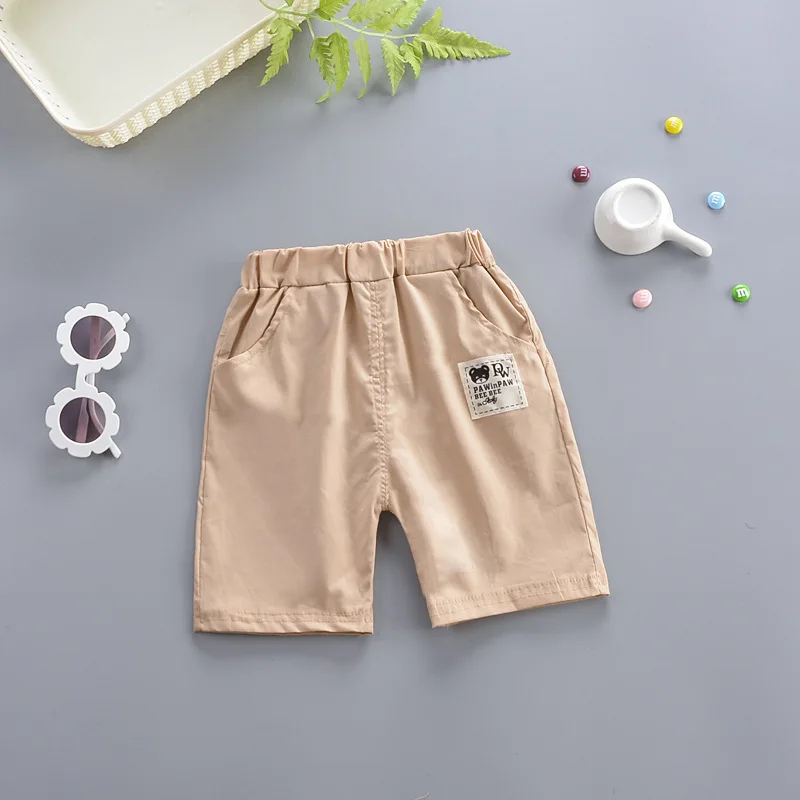 Летние брюки новинка 2019 детские шорты для мальчиков Модная хлопковая