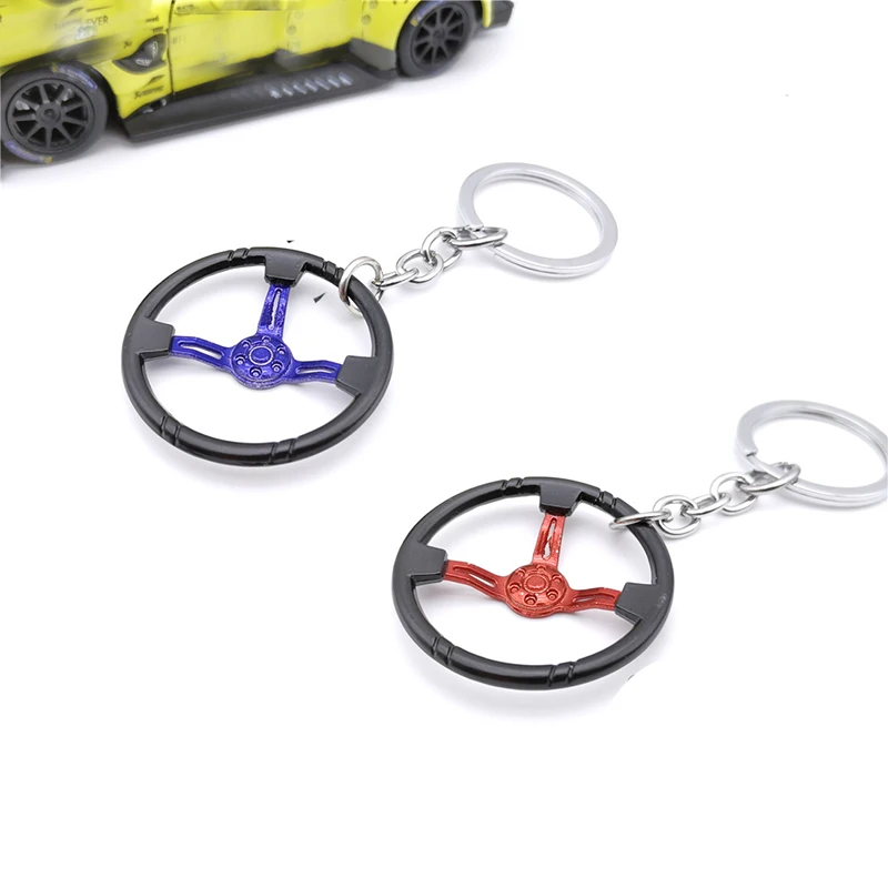 

Creative modification of steering wheel model key chain