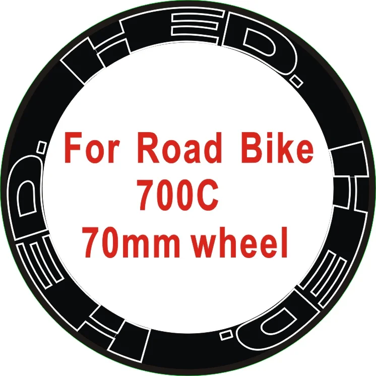 12 шт наружный HED обод колеса брендовая наклейка 2 колеса/Набор дорожный велосипед
