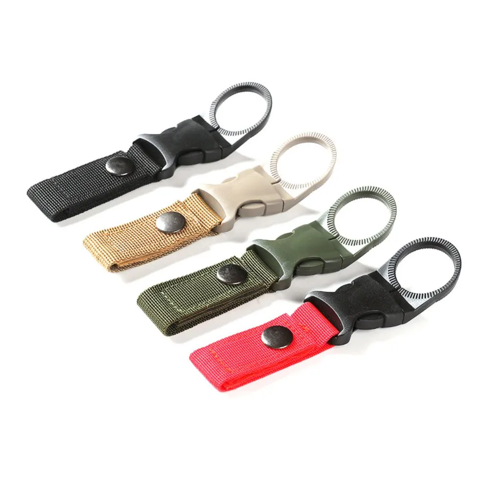 

Portable Water Bottle Hanging Buckle Webbing Carabiner Carrying Clip Outdoor Climbing Hiking Accessories